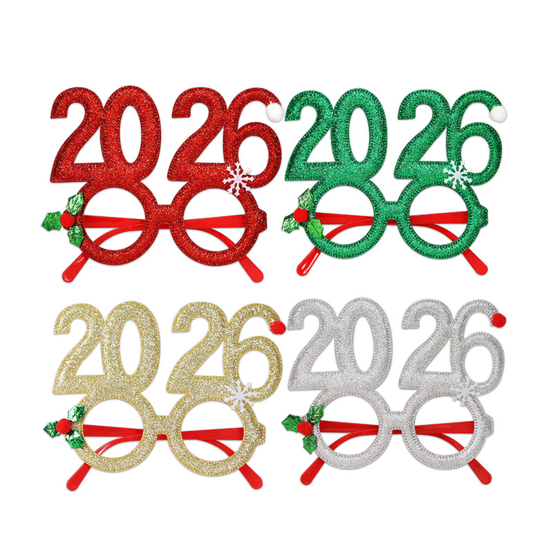 2026 Neujahrs-Weihnachtsfeier-Dekorationsgläser