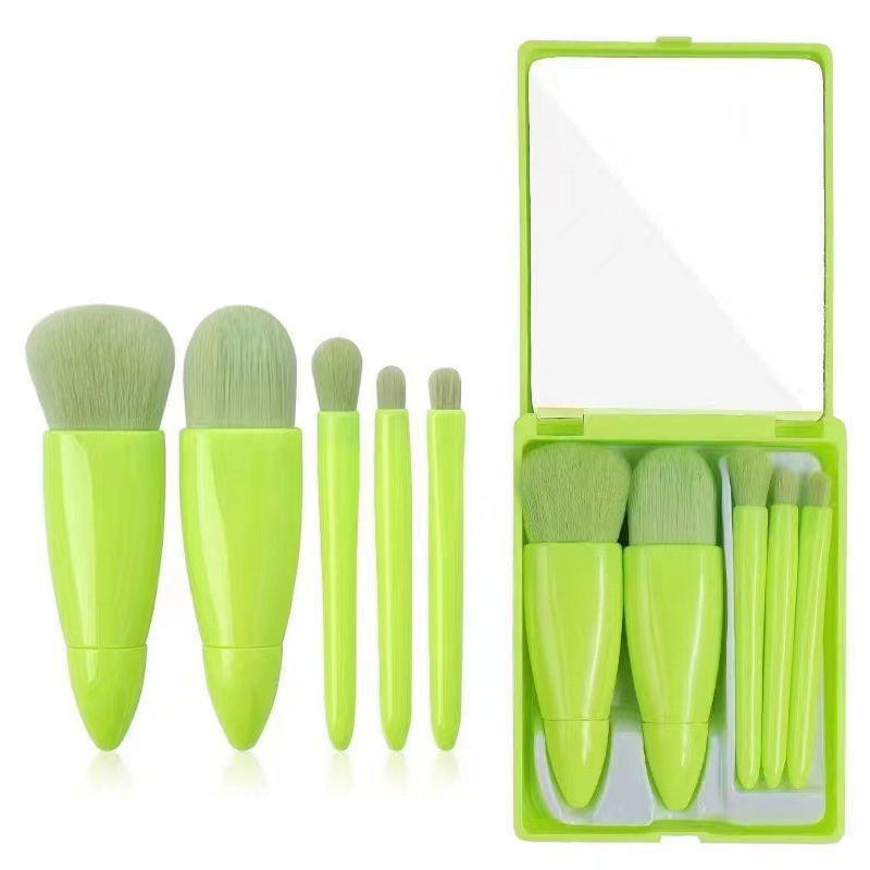 5 PCs Mini -Make -up -Bürsten Kit