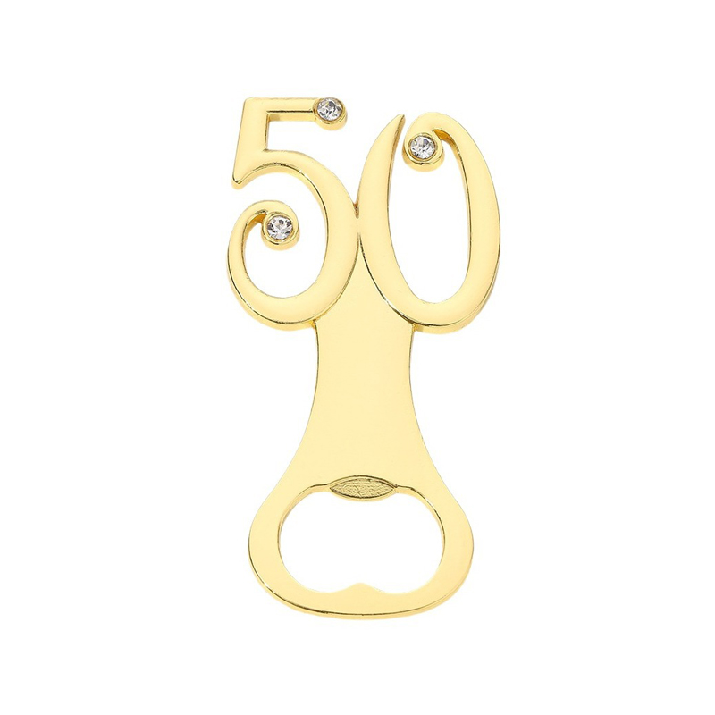 50 Gold Hochzeitstag Bierflaschenöffner