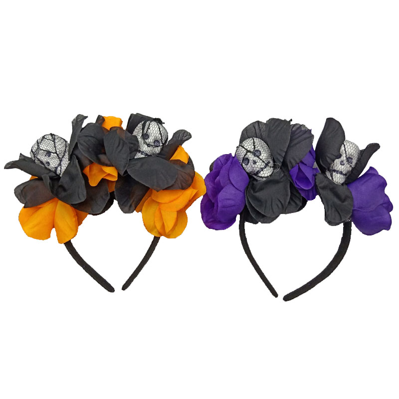 Künstliche Blumenschaumschädel Geisterhaarbänder