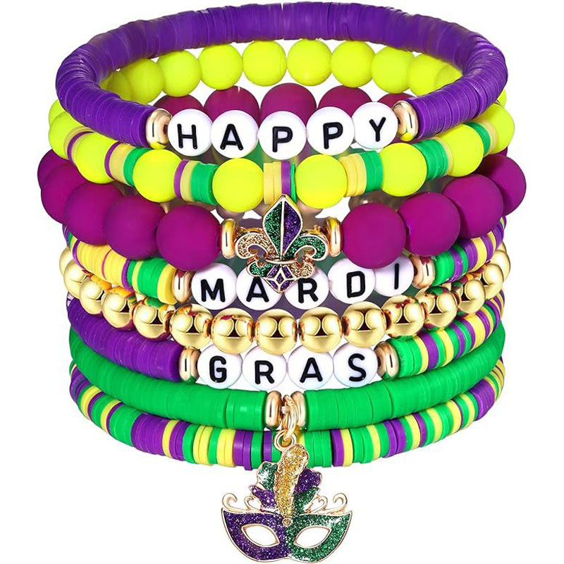 Karneval-Mardi-Gras-Armbänder-Zubehör