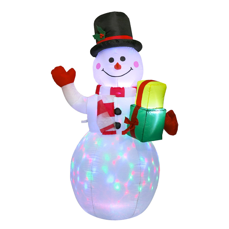 Weihnachtsdekoration Schlauchboote Schneemann Geschenkdekoration