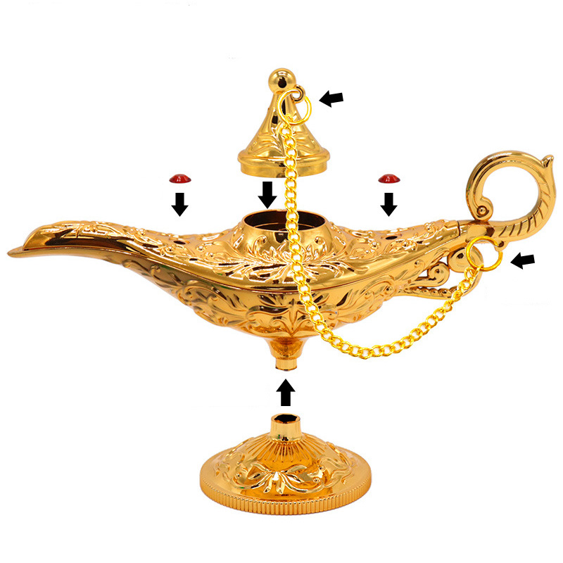 Bunte Aladdin-Porzellanlampen-Wohngeschenke