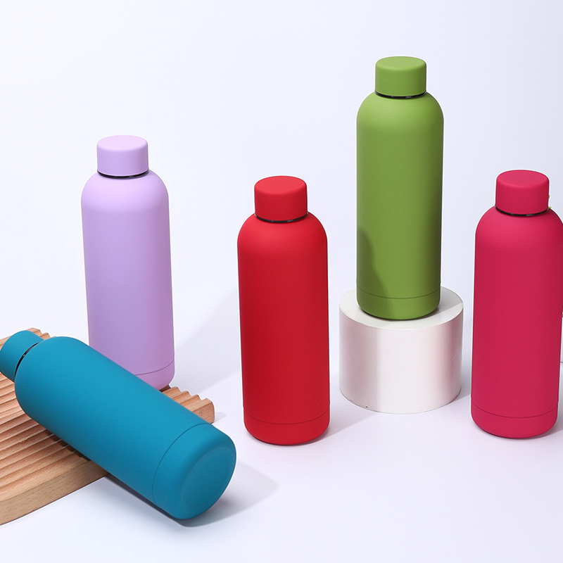 Bunte Edelstahl-Wasserflasche