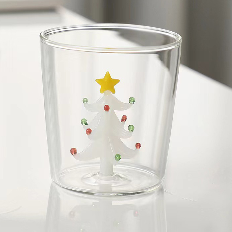 Wasserglasbecher mit individuellem Logo, Weihnachtsgeschenke