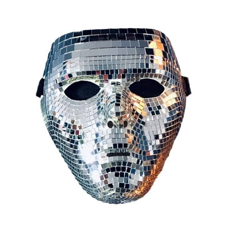 Disco Ball Glitzer Maske Halloween Gesichtsbedeckung