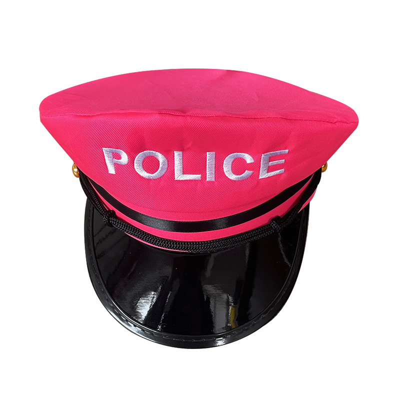 Klopfen auf Dekoration Zubehör Polizeihut