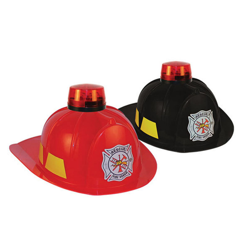 Feuerwehrhelm mit Sirenenlicht