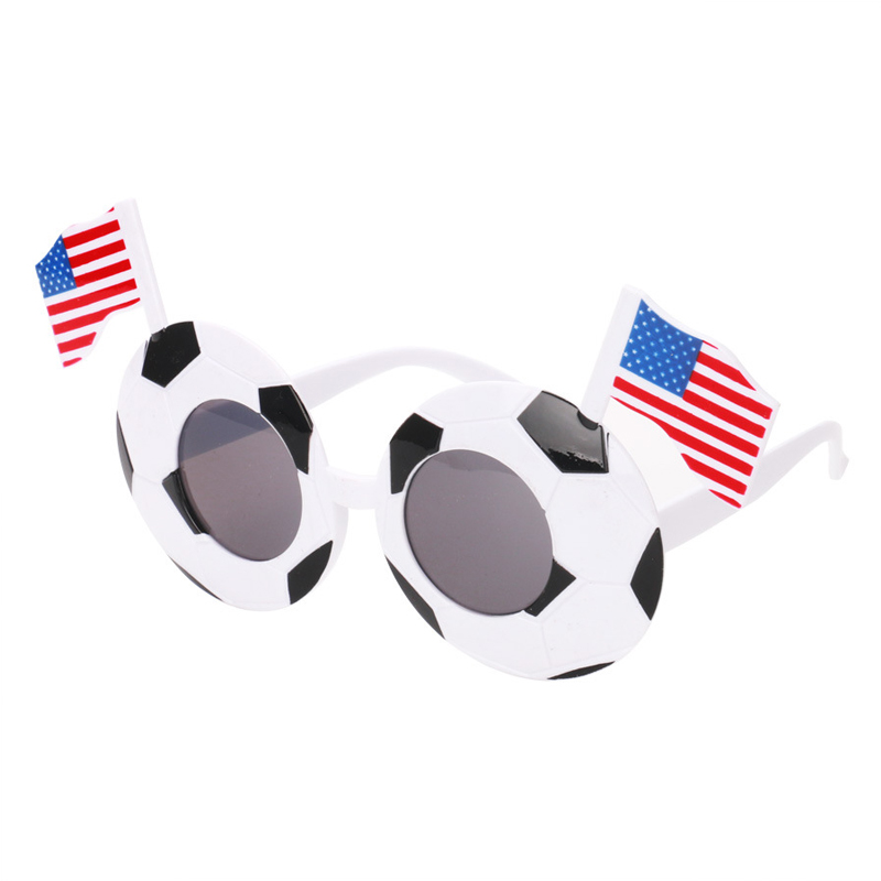 Fahnenfußball -Fußball -Sonnenbrille Flagge