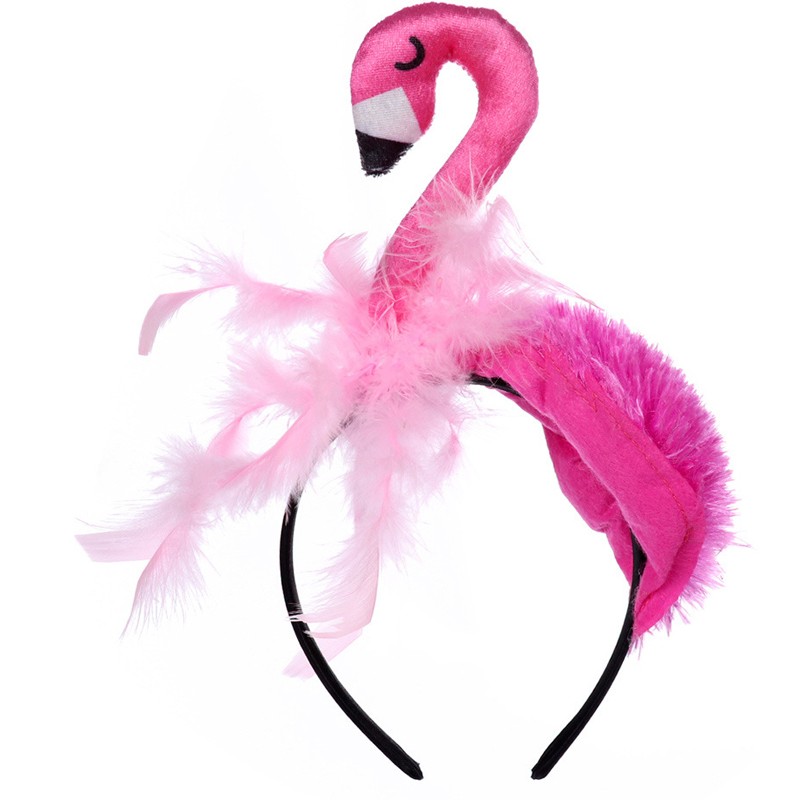 Flamingo-Stirnbänder, Party-Haar-Accessoires