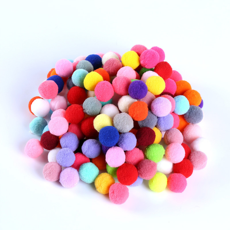 Flauschige weiche Pom Poms Pompoms Ball handgemachtes Kinderspielzeug