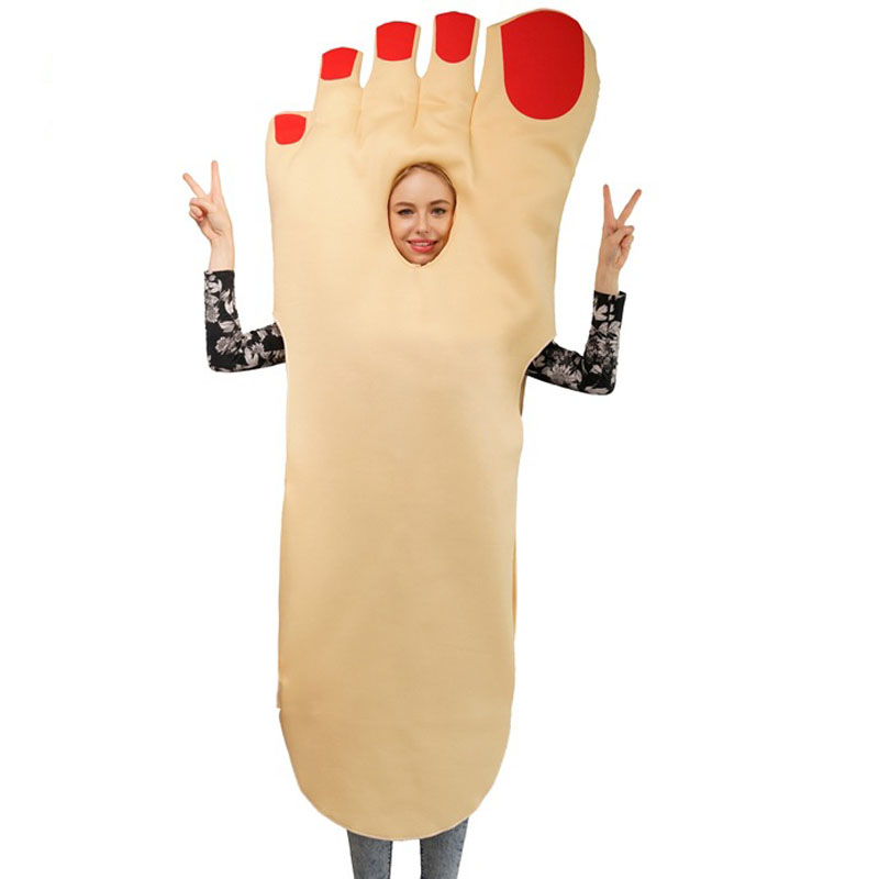 Lustiges Maskottchen Big Toe Kostüm für Erwachsene