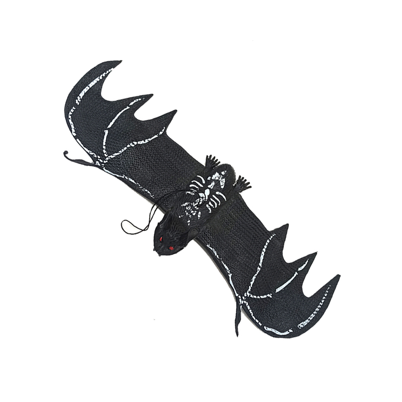 Halloween-Kreatur, schwarze Fledermaus aus PVC