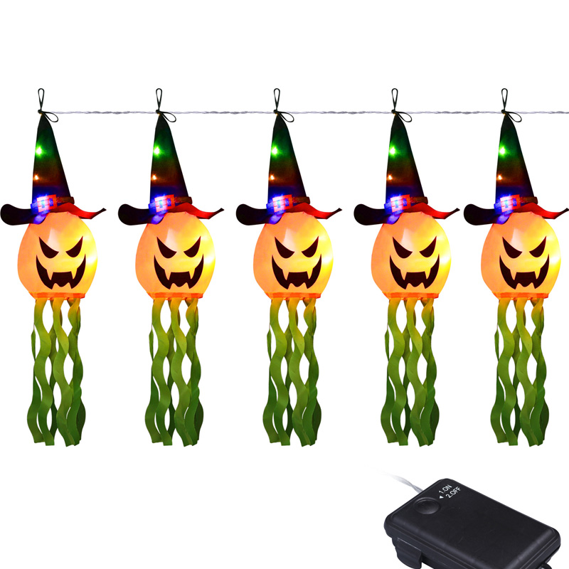 Halloween-Dekorationen mit LED-Lichterkette