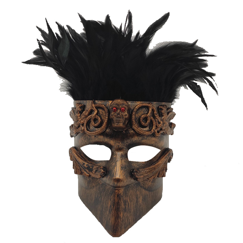 Halloween -Federmaske