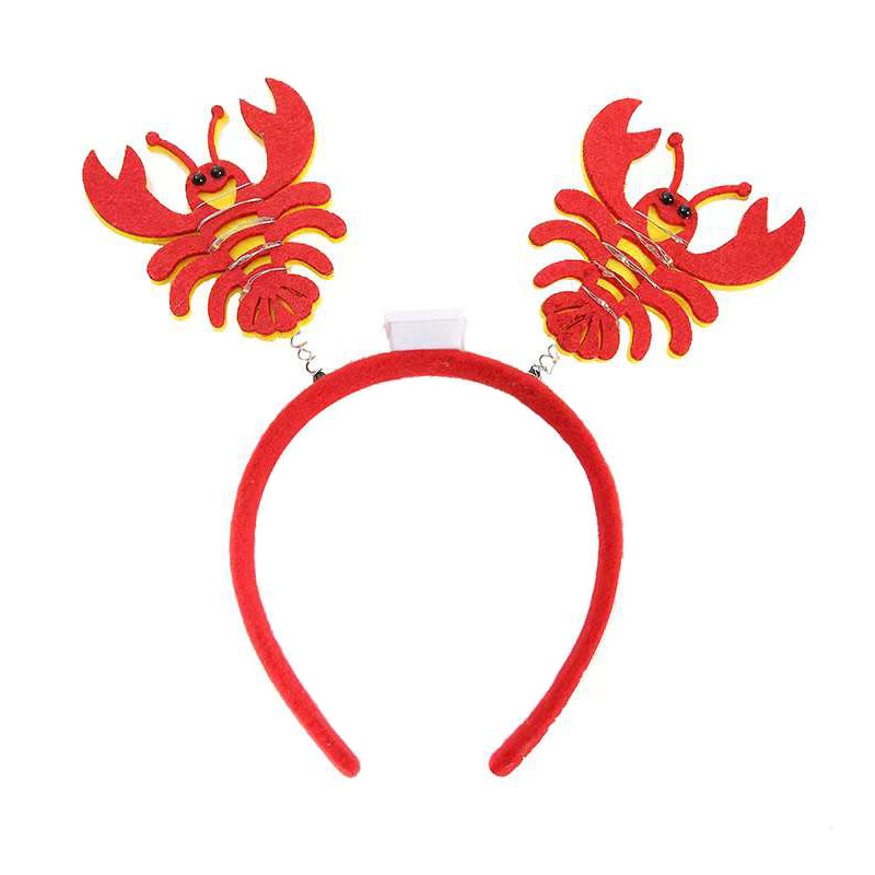 LED -Krebskopfschmuck und Brille