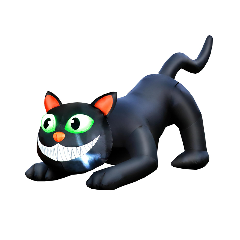LED -Licht aufblasbare Katzen -Cartoon -Charakter