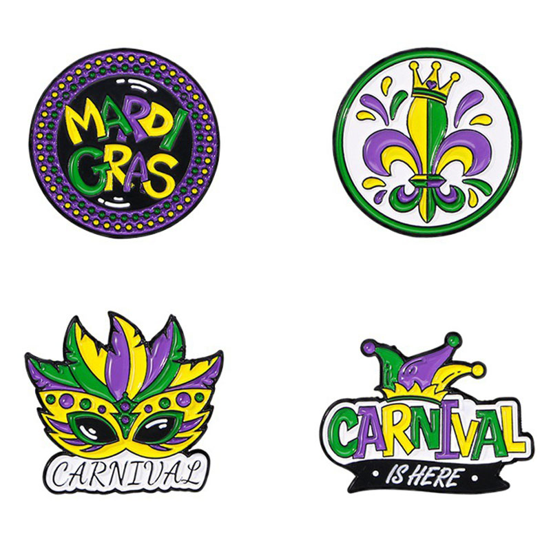 Mardi Gras Pin Abzeichen