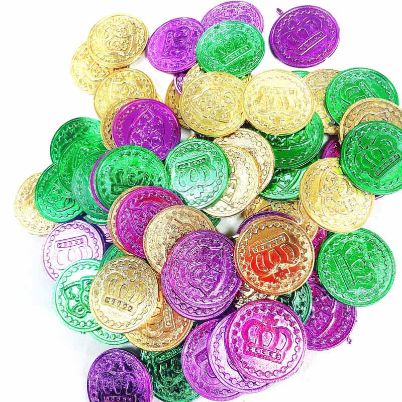 Mardi Gras Plastikmünzen
