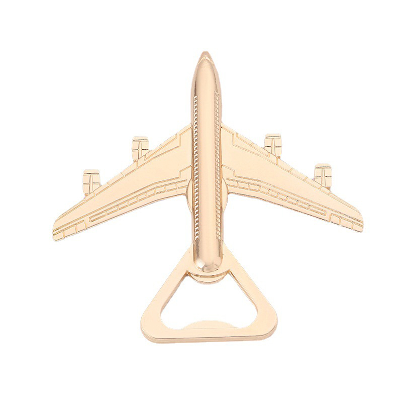 Metallflugzeugflaschenöffner