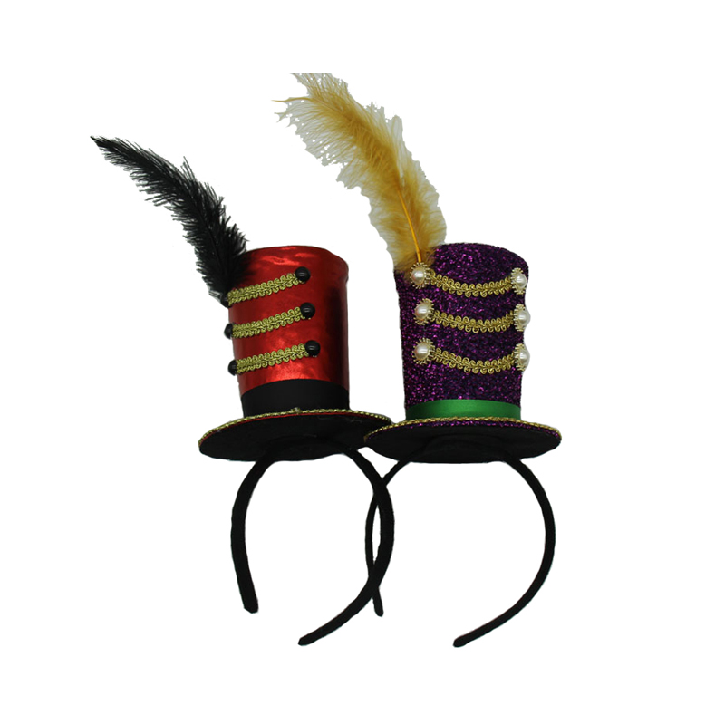 Mini -Ringmeister -Ringlader kleiner Top -Hut -Stirnband