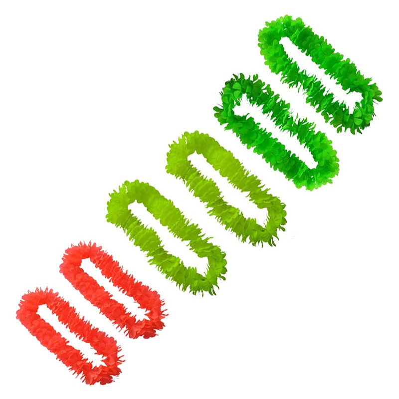 Mehrfarbige Hawaii-Girlande, tropische Partydekoration