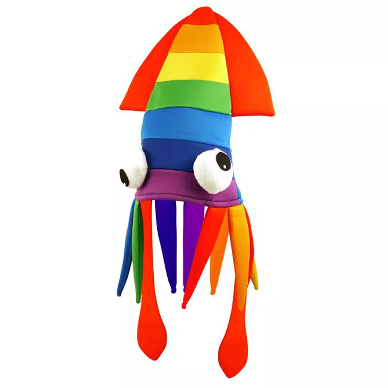 Ozean-Meerestier-Regenbogen-Tintenfisch-Hut für Party