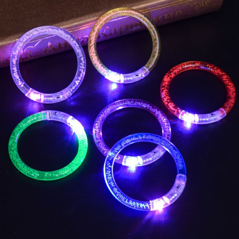 Party Bar Weihnachts-Leuchtarmband, leuchtendes Spielzeug, LED-Blinkarmband, leuchtendes Acryl-Armband für Kinder