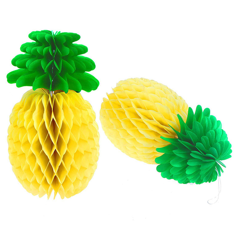 Ananas-Gewebe-Wabenpapier-Kugellaterne