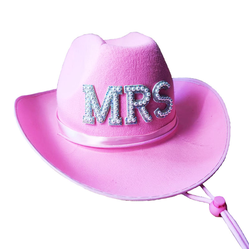 Rosa schwarzer Cowboyhut