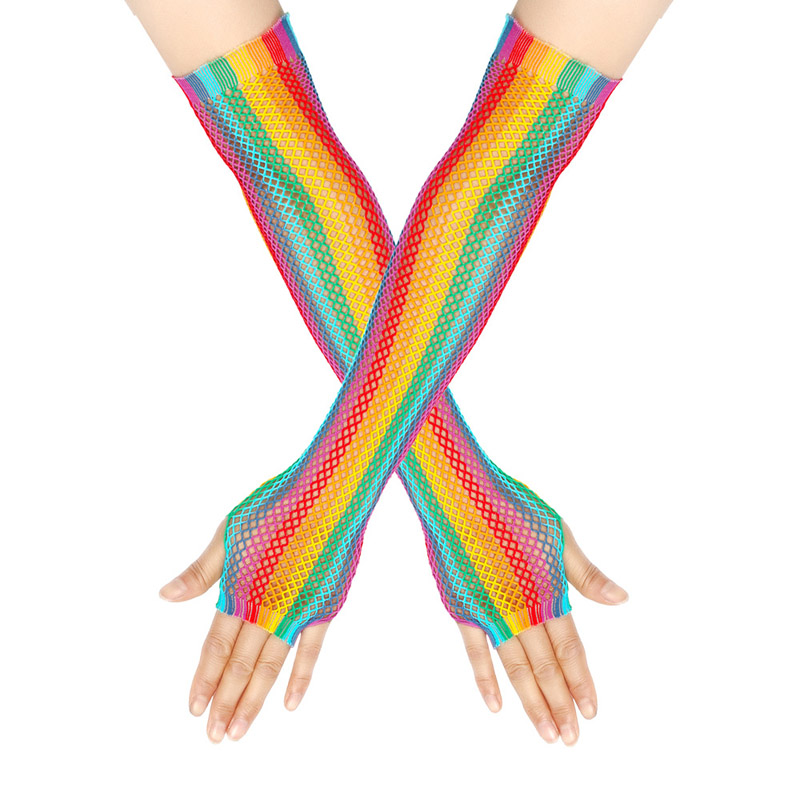 Regenbogen Ombre Fischereihandschuh