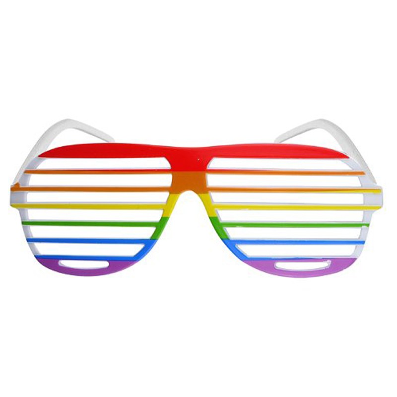 Regenbogen-Sonnenbrille, Karneval, Festival, Party-Brille