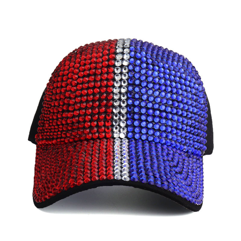 Strass-Hüte, atmungsaktive Baseball-Bling-Diamant-Snapback-Hüte