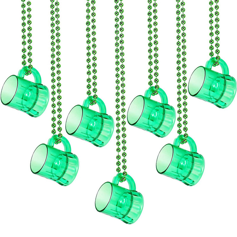 St. Patrick Day Gläsern Perlenkette