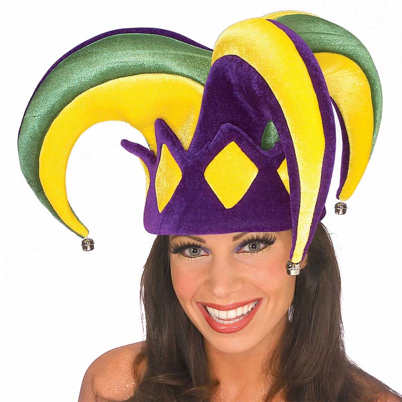 Venezianischer Mardi Gras Riesen-Jester-Hut, Partyhut