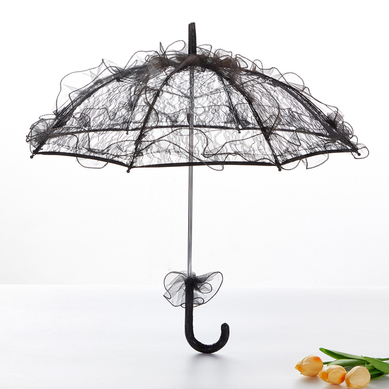 Viktorianischer Sonnenschirm aus Spitze