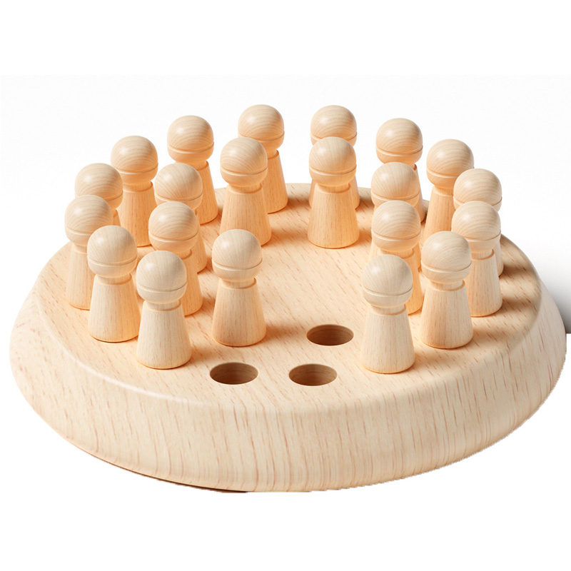 Holzkinder Memory Match Stick Schachspiel